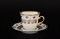 Набор кофейных пар Thun Менуэт обводка золото 135 мл(6 пар) - фото 16953