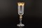 Набор фужеров для шампанского Bohemia Матовая полоса Кристина 150мл (6 шт) - фото 17047