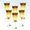 Набор бокалов для вина Star Crystal Смальта Анжела Янтарный 250мл (6 шт) - фото 17541