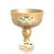 Конфетница золотая Bohemia Star Crystal 13 см - фото 17575