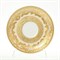 Набор блюдец Falkenporzellan Alena 3D Creme Gold 15 см(6 шт) - фото 17799