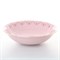 Салатник Leander Соната мелкие цветы розовый фарфор 23 см - фото 17987
