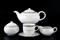 Чайный сервиз на 6 персон 17 предметов Опал Платиновая лента - фото 18148