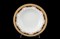 Набор тарелок глубоких Thun Кристина черная лилия 22 см(6 шт) - фото 18286