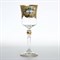 Набор бокалов для вина Bohemia Лепка прозрачная Золотая ножка - фото 18502