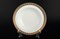 Набор тарелок глубоких Thun Кристина платиновая золотая лента 22 см(6 шт) - фото 19523
