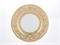 Набор глубоких тарелок Falkenporzellan Alena 3D Creme Gold Constanza 23 см(6 шт) - фото 21099