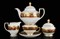 Чайный сервиз на 6 персон Falkenporzellan Imperial Bordeaux Gold 17 предметов - фото 21147