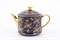 Чайник Leander Виндзор золотые цветы Чёрный 400мл - фото 21452