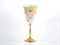Анжела набор бокалов для вина AS Crystal лепка золотая 250 мл (6 шт) - фото 21850