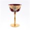 Набор бокалов для вина Crystal Bohemia Лепка красная Анжела 280мл (6 шт) - фото 21853