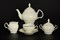 Чайный сервиз Bernadotte Белый узор Be-Ivory на 6 персон 17 предметов - фото 21987