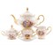 Чайный сервиз Queen's Crown Мадонна Перламутр 6 персон 15 предметов - фото 24376