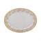 Блюдо овальное Falkenporzellan Constanza cream - Sophie Gold 36 см(1 шт) - фото 24554