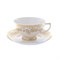 Набор чайных пар Falkenporzellan Constanza cream - Sophie Gold (6 пар) - фото 24564