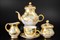 Чайный сервиз Bohemia Лепка белая 6 персон 15 предметов - фото 24616