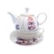 Набор чайник с крышкой + чашка + блюдце royal classics 3 предмета - фото 25094