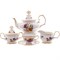 Чайный сервиз Queen's Crown Мейсенский букет на 6 персон 15 предметов - фото 25655