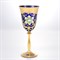 Анжела набор бокалов для вина синий Bohemia Star Crystal 250 мл(6 шт) - фото 33203