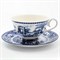 Набор чайных пар Гжель Royal Classics 220мл (6 шт) - фото 33834