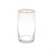 Набор стаканов для воды Идеал V-D 250 мл  (6 шт) Золотой узор - фото 34259