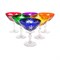 Набор бокалов для мартини 70 мл Цветной хрусталь (6 шт) - фото 34745