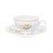 Набор чайных пар Bernadotte Зеленый цветок 220 мл(6 пар) - фото 35973