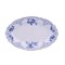 Блюдо овальное Bernadotte Синие розы 26 см - фото 36096