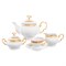 Чайный сервиз на 6 персон Thun Мария Луиза золотая лента 17 предметов - фото 36569