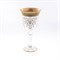 Кристина набор бокалов для вина золотая роспись Bohemia Матовая полоса (6 шт) - фото 37402