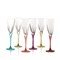 Набор фужеров для шампанского RCR Fusion COLOUR 170мл (6 шт) - фото 37997