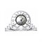 Часы "Clockstands" 19 см Crystal Bohemia - фото 38752