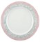 Набор тарелок десертных 19 см 6 штук; "Jana", декор "Серый мрамор с розовым кантом" - фото 39711
