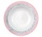 Набор тарелок глубоких 22 см Jana Серый мрамор с розовым кантом (6 штук) - фото 39713