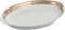Блюдо для хлеба 33 см; "Opal" декор "Широкий кант платина, золото" - фото 40131