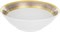Салатник круглый 13 см; "Opal" декор "Широкий кант платина, золото" - фото 40142