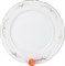 Набор тарелок мелкая 21 см 6 штук; "Constance", декор "Серый орнамент, отводка платина" - фото 41280