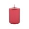 Свеча классическая Adpal 10/7 см металлик красный - фото 42947