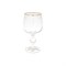 Набор бокалов для вина V-D 190 мл (6 шт) Золотой узор - фото 44401