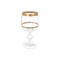 Набор бокалов для вина 190 мл V-D (6 шт) Золотой узор - фото 44412