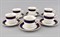 Набор чайных пар 200 мл "Сабина" Кобальт Leander (6 штук) - фото 51407