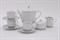 Сервиз чайный Leander "Платиновая отводка" Сабина на 6 персон 15 предметов - фото 51689