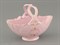 Корзинка 18 см "Мелкие цветы" Соната Leander розовый фарфор - фото 51834