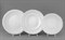 Набор тарелок на 6 персон "Белый узор" Соната Leander 18 предметов - фото 52056