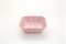 Салатник квадратный 17 см "Мелкие цветы" Соната розовый фарфор Leander - фото 52209