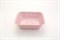 Салатник квадратный 21 см "Мелкие цветы" Соната розовый фарфор Leander - фото 52210