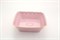 Салатник квадратный 25 см "Мелкие цветы, Соната" розовый фарфор Leander - фото 52211