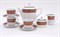 Сервиз чайный "Красный орнамент" Сабина Leander на 6 персон 15 предметов - фото 52262