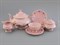 Сервиз чайный на 6 персон "Голубые цветы, Соната" Leander розовый фарфор 15 предметов - фото 52400