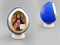 Яйцо на подставке пасхальное "Спаситель" Синий декор Leander - фото 52457